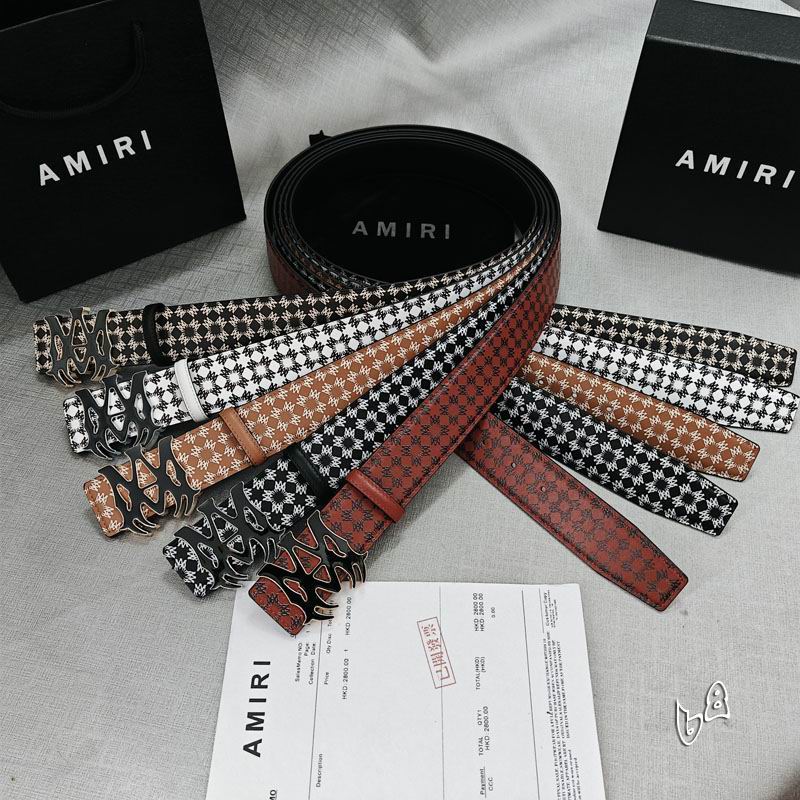 Amiri belt 38mmX90-125cm lb51